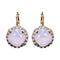Auskari "Apžilbinošs Mirdzums III (Rose Water Opal)" ar Swarovski™ kristāliem